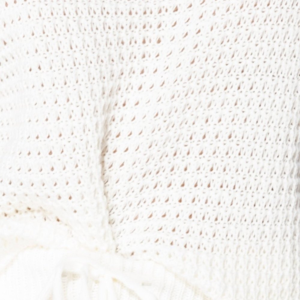 Dressed to Chill Cream Basket Weave Sweater Top - Picture 9 of 12